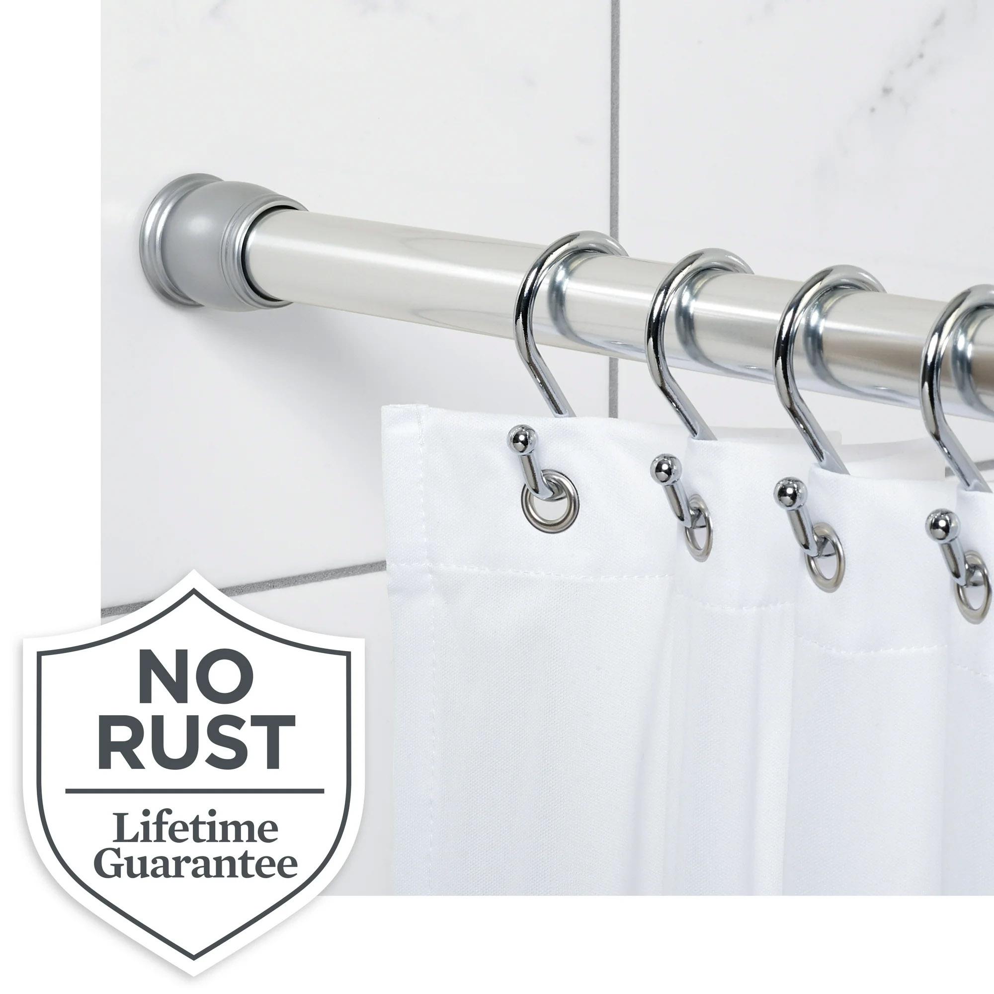 Better Homes and Gardens Rustproof Shower Curtain Rod for $4