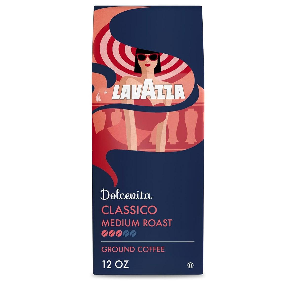Lavazza Dolcevita Classico Ground Coffee 12oz Bag for $4.89