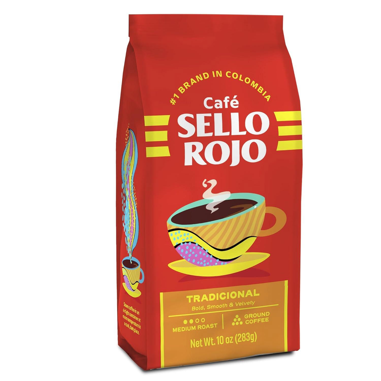 Sello Rojo Tradicional Medium Roast Ground Coffee Bag for $3.38