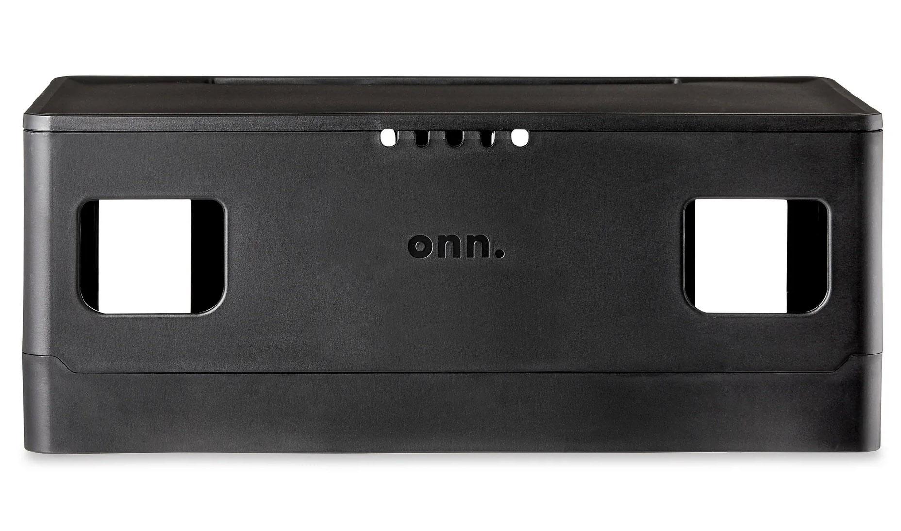 onn Large Foldable Cable Management Box for $4