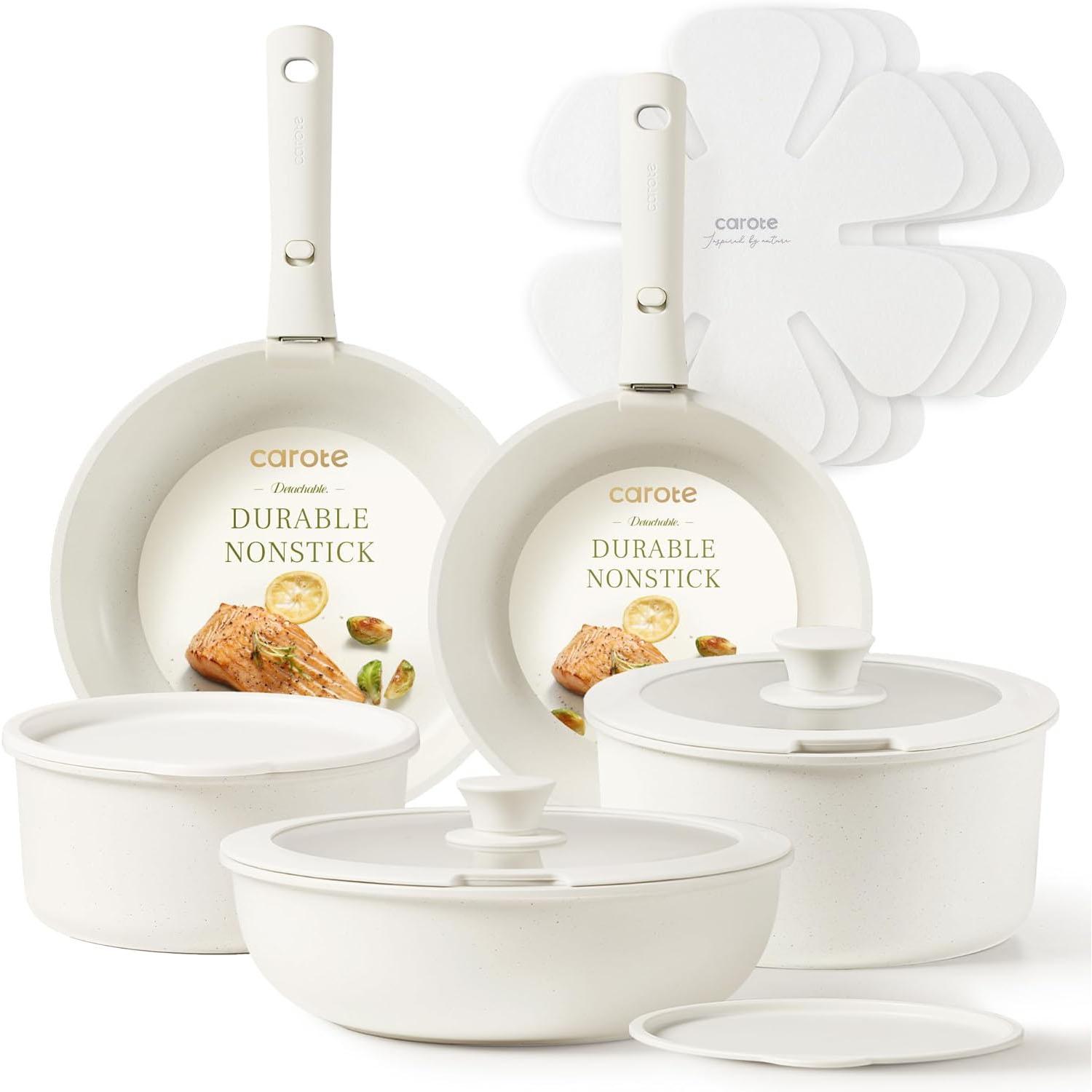 Carote Pots and Pans Non Stick Cookware Sets for $39.99 Shipped