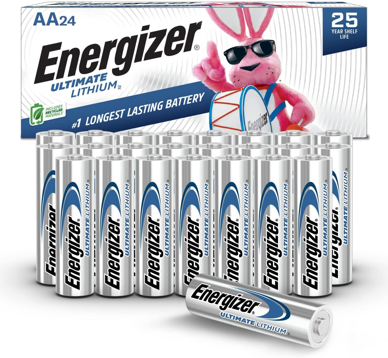 Energizer AA Ultimate Lithium Batteries 24 Pack for $35.14 Shipped