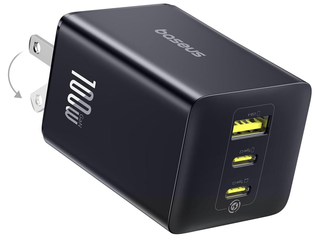 Baseus 100W USB-C Charging Block with 2 Chargers for $38.49 Shipped