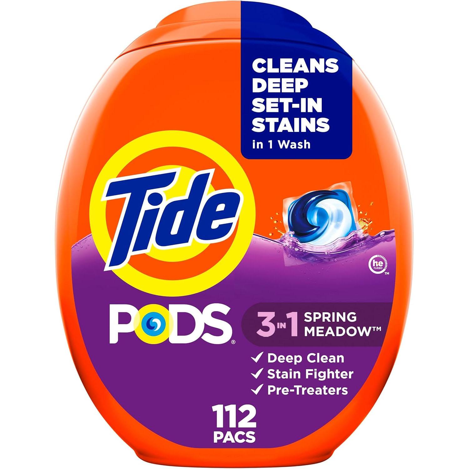 Tide Pods Liquid Laundry Detergent Soap Pacs 336 Pack for $50.86 Shipped