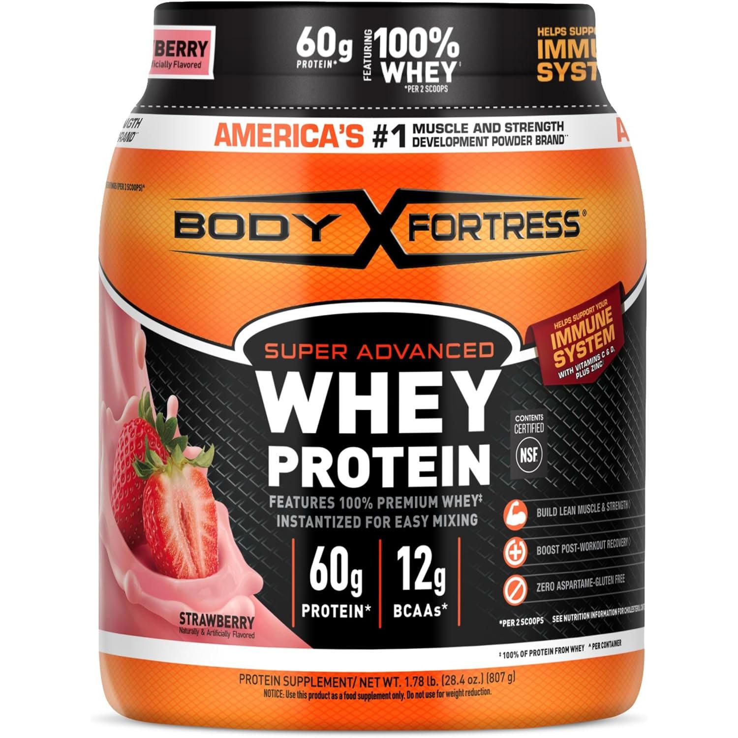 Body Fortress Whey Premium Protein Powder for $16.08