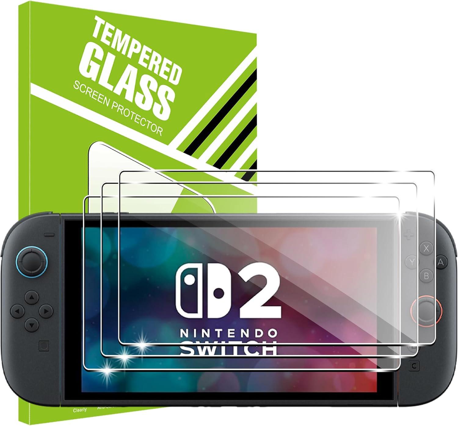 Nintendo Switch 2 Screen Protector 2 Pack for $3.05
