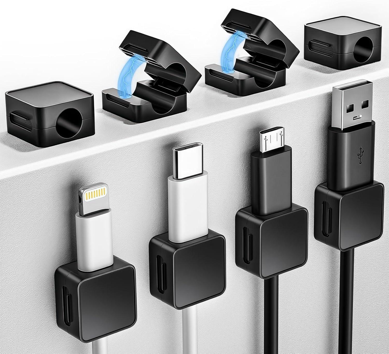 Magnetic Cord Organizers 8-Pack by Roysc for $4.99