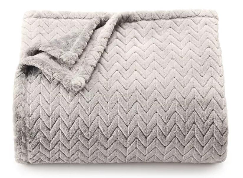 The Big One Oversized Supersoft Plush Throw Blanket for $7.64