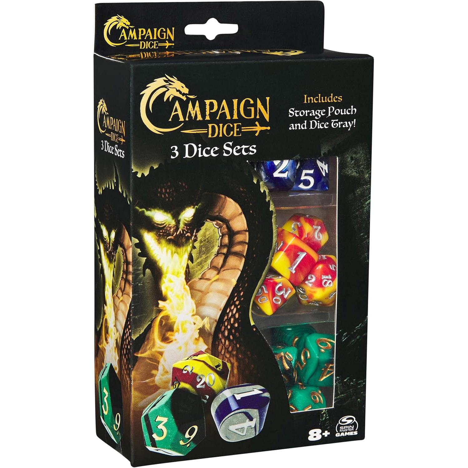 Campaign Dice 3 Dice Sets by Spin Master Games for $4.79