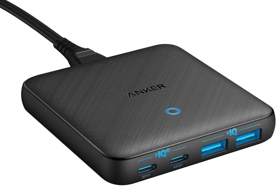 Anker 65W 4-Port USB-C PIQ 3.0 Slim Power Adapter for $23.99 Shipped