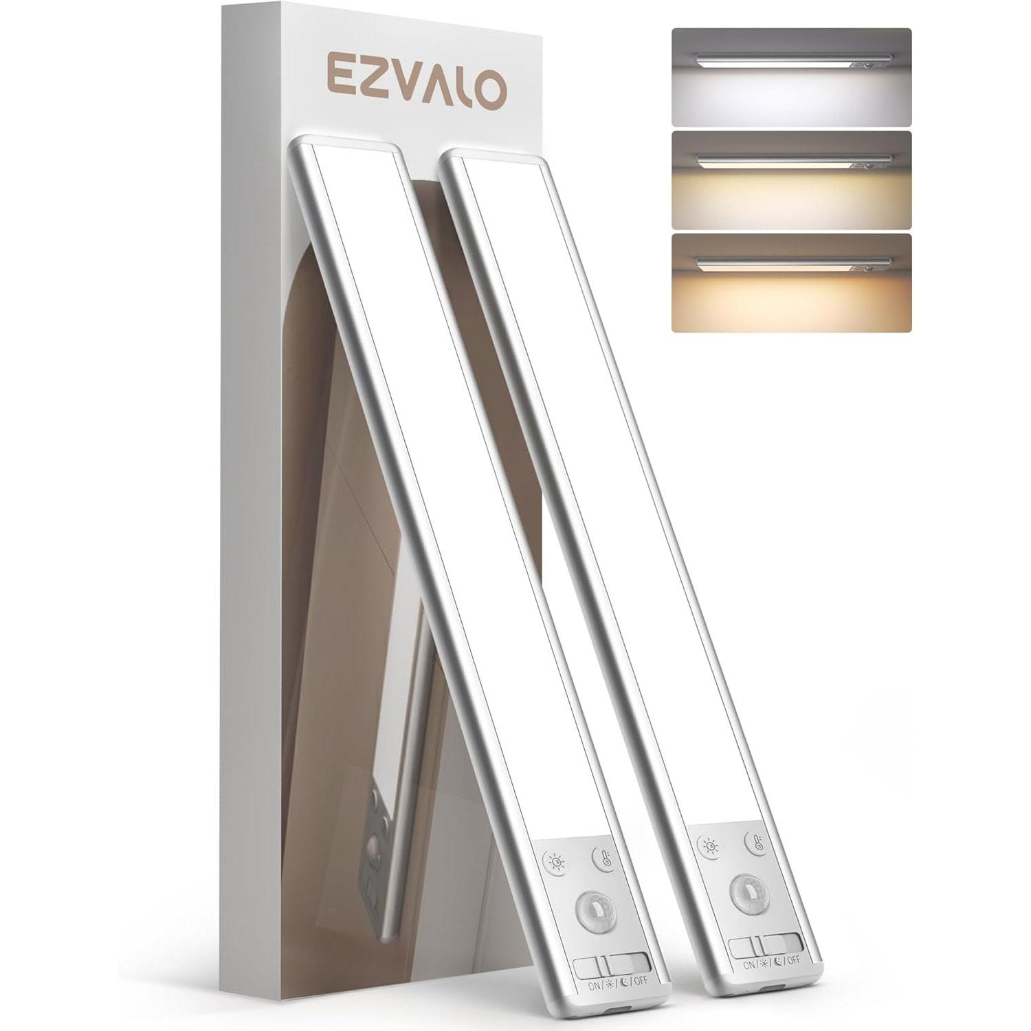 Wireless Under Cabinet Motion Activated Lighting 3 Pack for $9.74