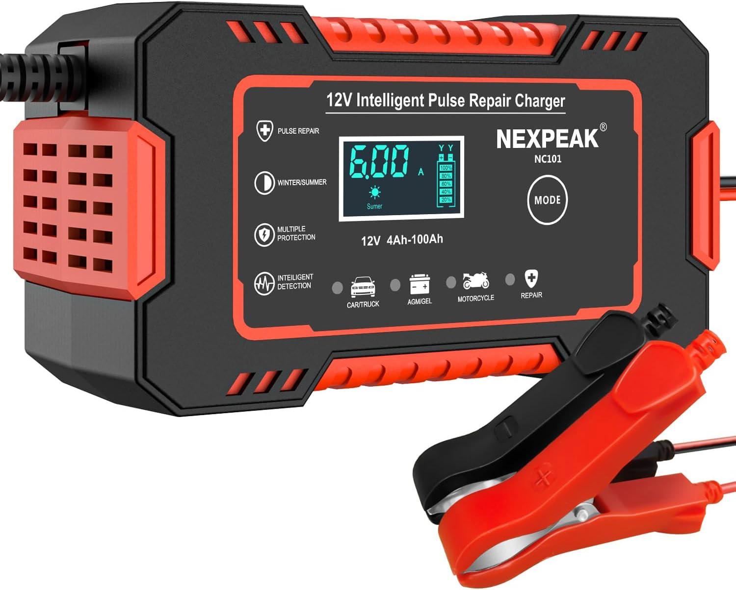 Nexpeak NC101 Car Smart Battery Trickle Charger for $11.99