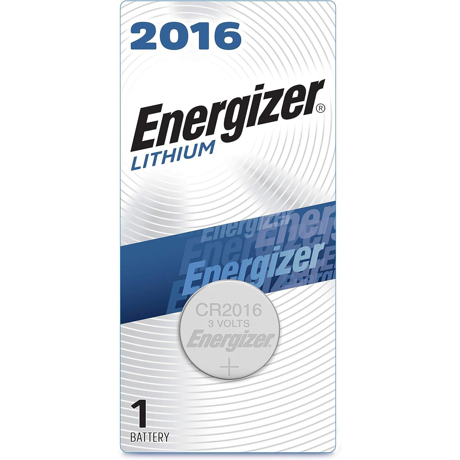 Energizer 2016 Batteries 3V Lithium for $0.98