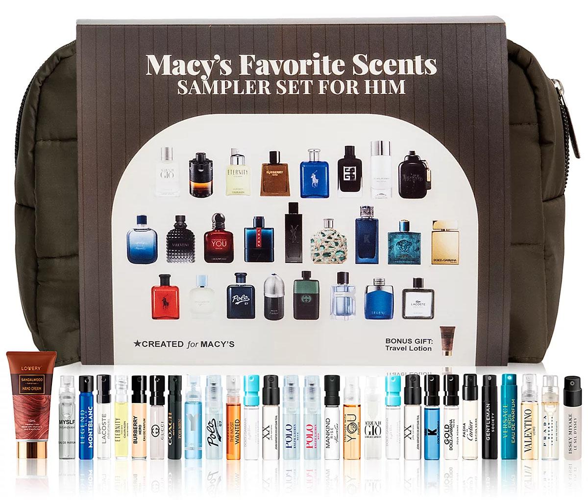 Fragrance Sampler Set For Him by Macys for $24