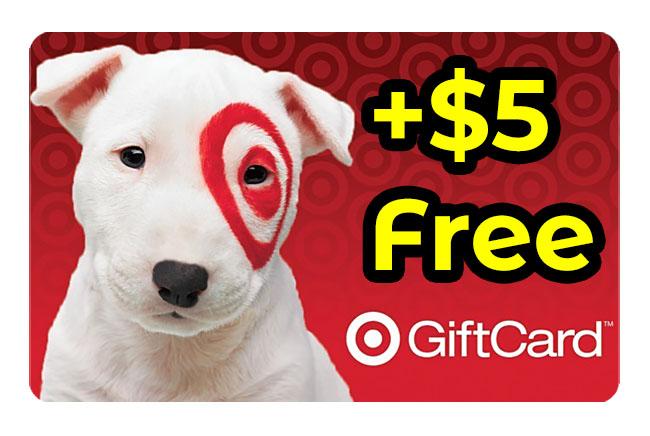 Free $5 Target Rewards for Buying a $50 eGift Card Today Only