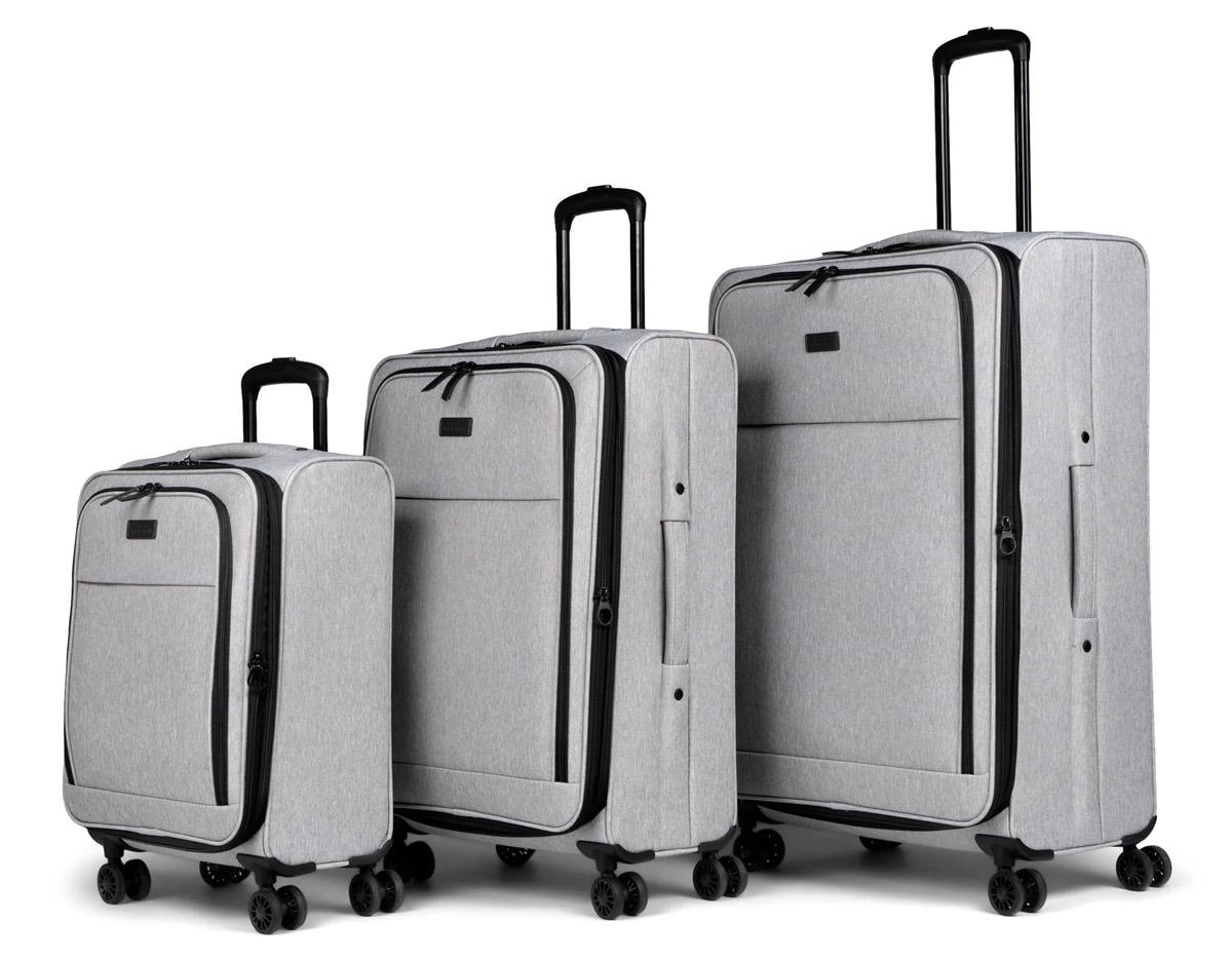 Bugatti Reborn Collection 3-Piece Softside Spinner Luggage Set for $149.99 Shipped