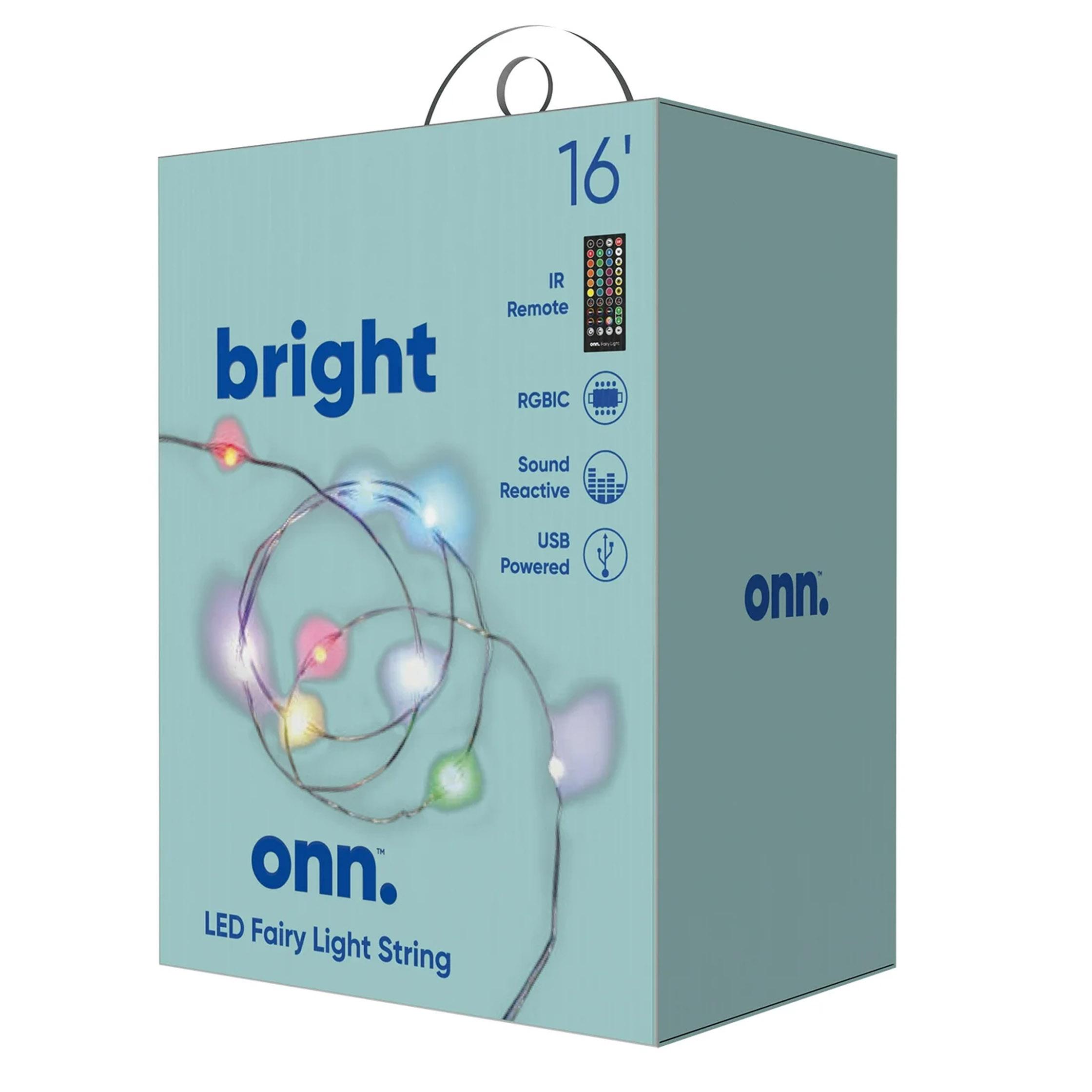 Onn LED Fairy Light String for $4