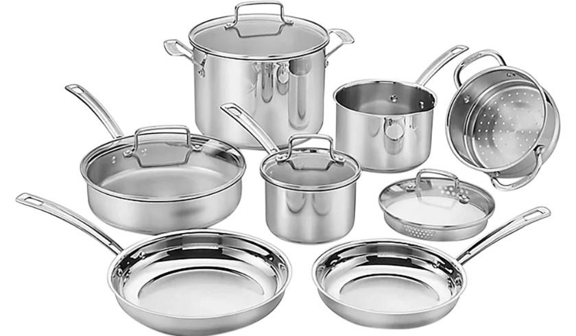 Cuisinart 11-Piece Chef\'s Classic Pro Stainless Cookware for $119.99 Shipped