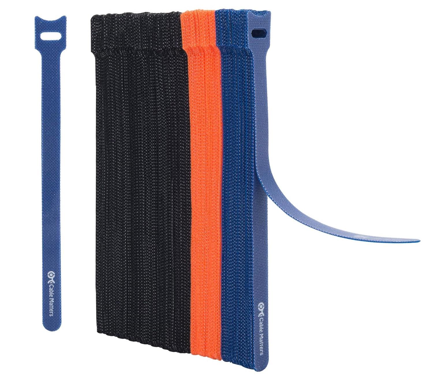 Cable Matters Hook-and-Loop Reusable Cable Ties 100 Pack for $6.49 Shipped