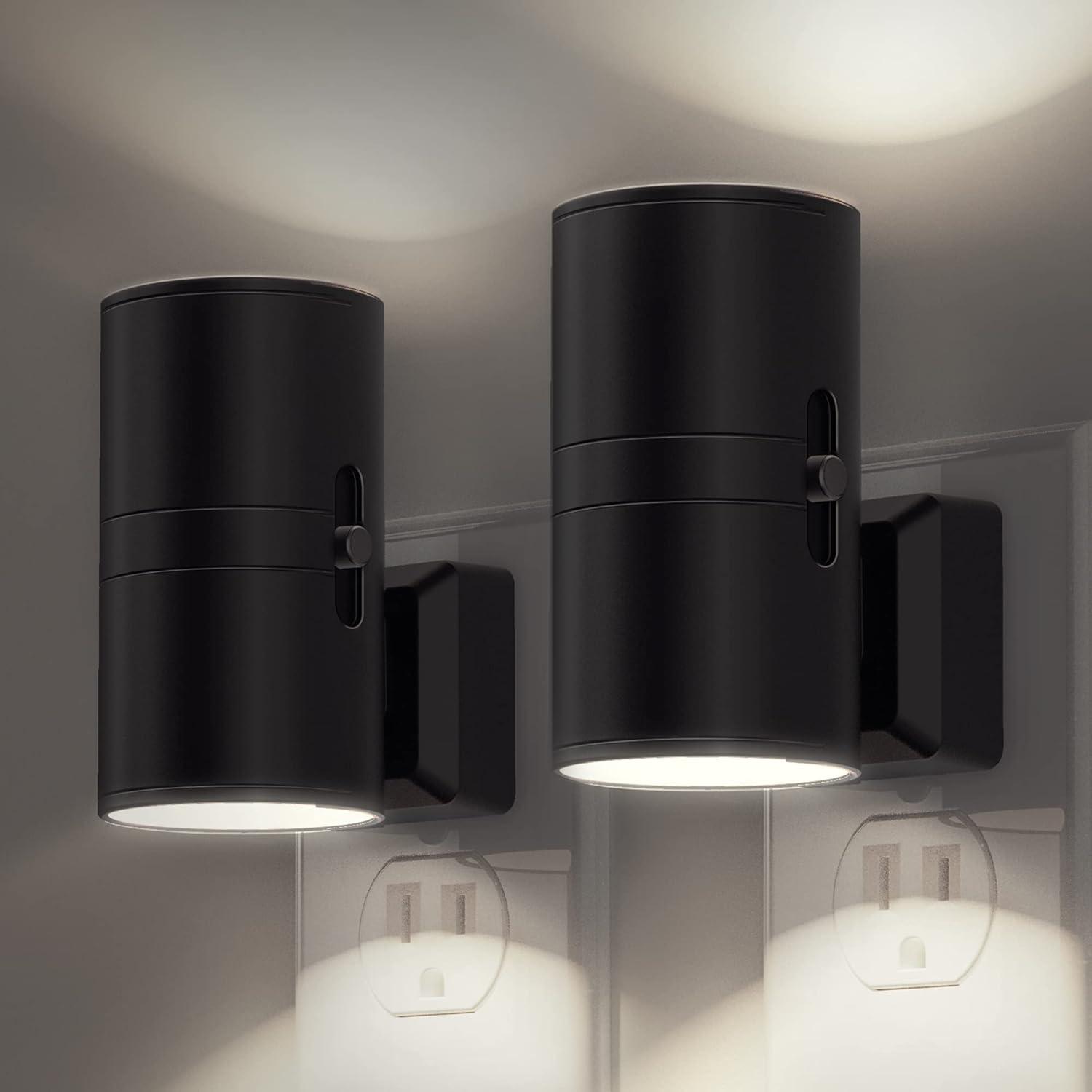 L Lohas LED 5000k Dimmable White Night Light 2 Pack for $8.39