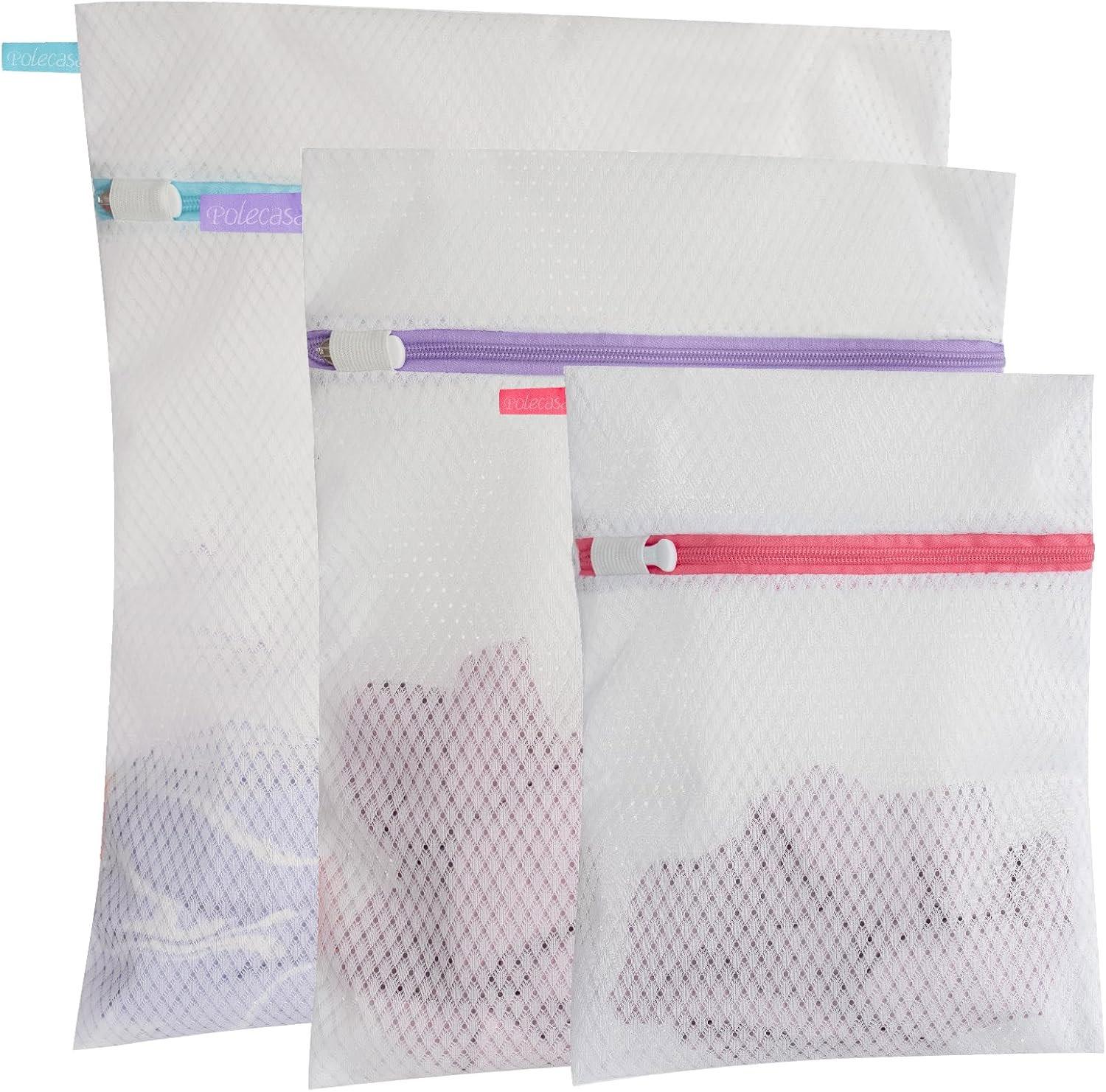 Polecasa Premium Diamond Mesh Laundry Bags 3 Pack for $3.03