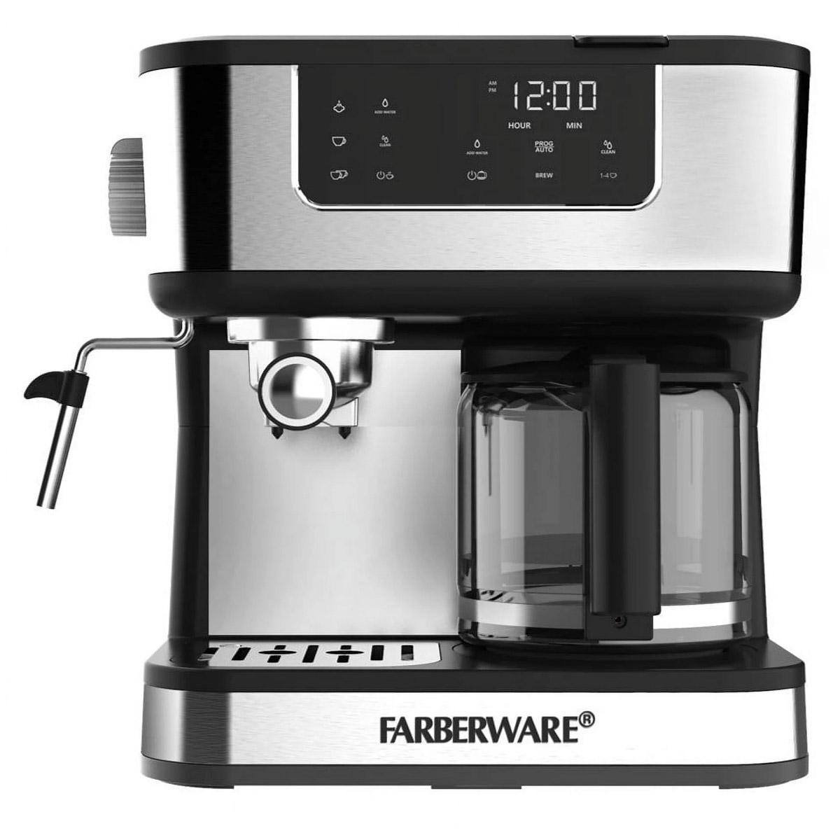 Farberware Dual Brew 10-Cup Coffee Espresso Machine for $76.87 Shipped