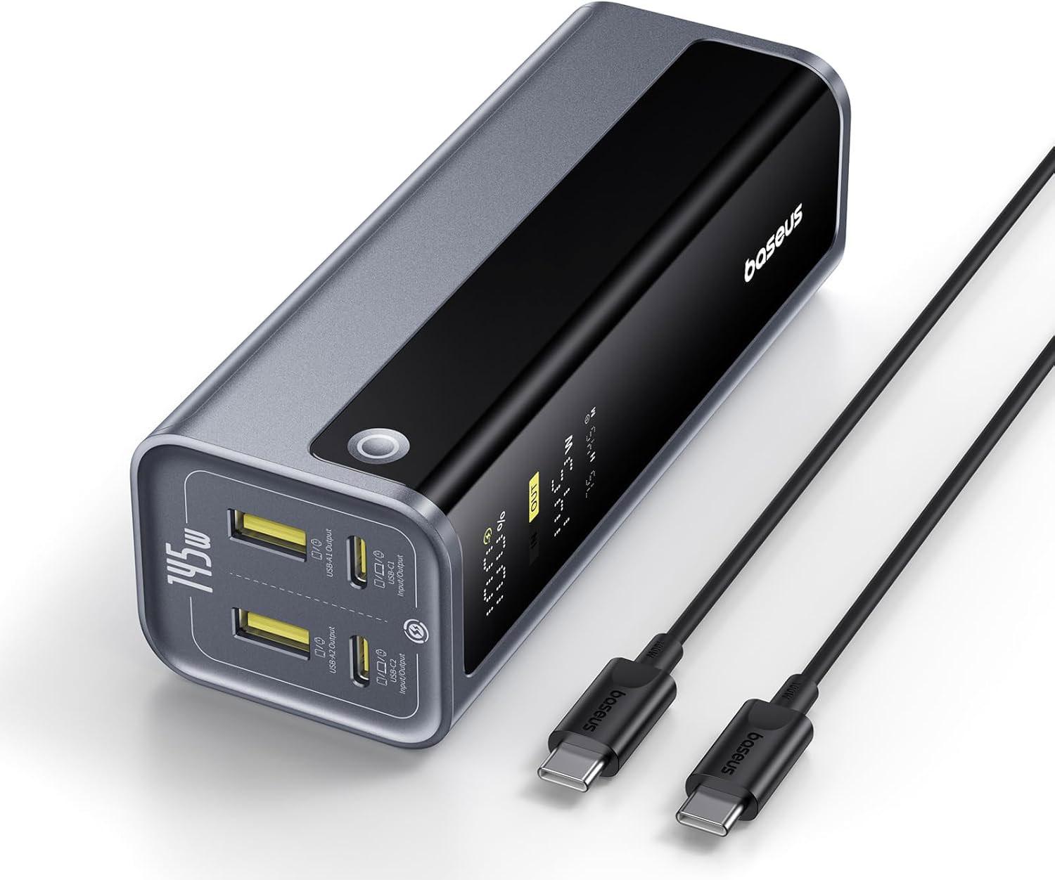 20800mAh Baseus 145W PD Fast Charging Power Bank for $44.79 Shipped