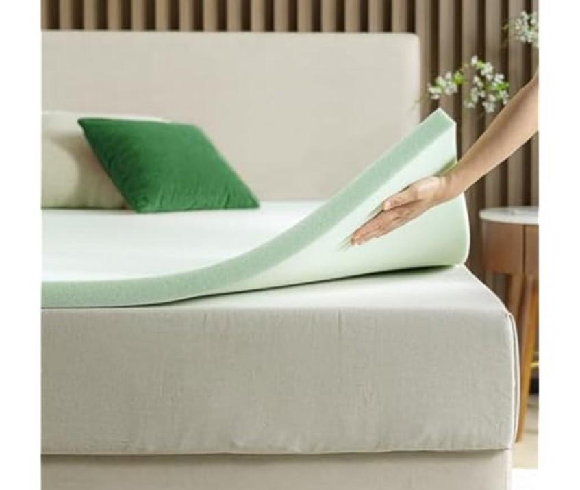 Zinus Green Tea Memory Foam Mattress Topper for $18.99