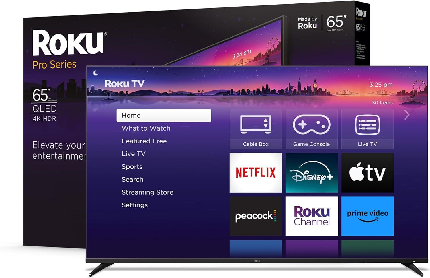 65in Roku Pro Series 4K TV for $599.99 Shipped