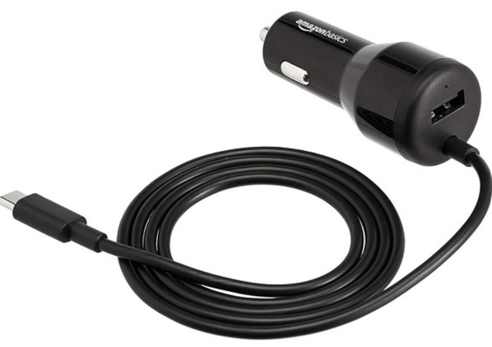 Amazon Basics 30W USB Car Charger LACC138 for $4.99