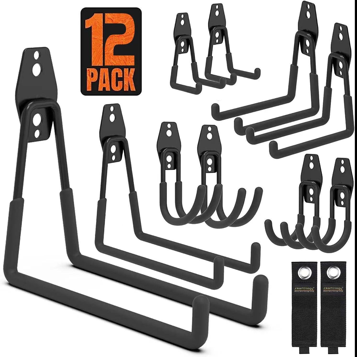 Smartology Garage Wall Hooks 12 Pack for $20.84