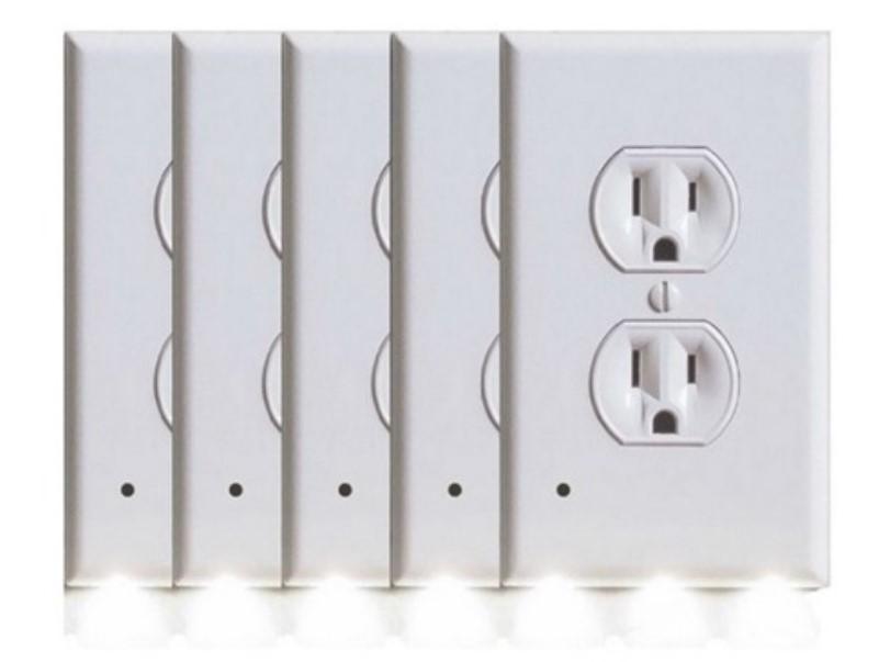Marquee Home Outlet Covers with Built-In LED Night Lights 5 Pack for $17.99