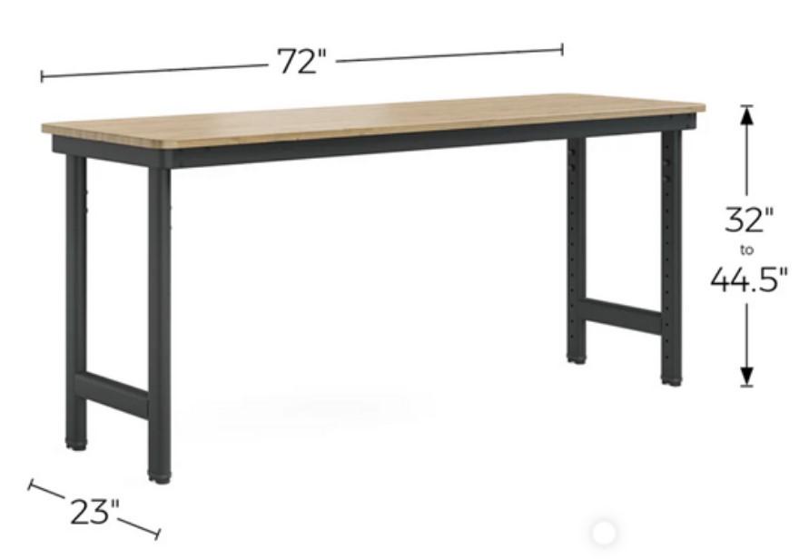 Everest 72in Wide Work Table for $154.99