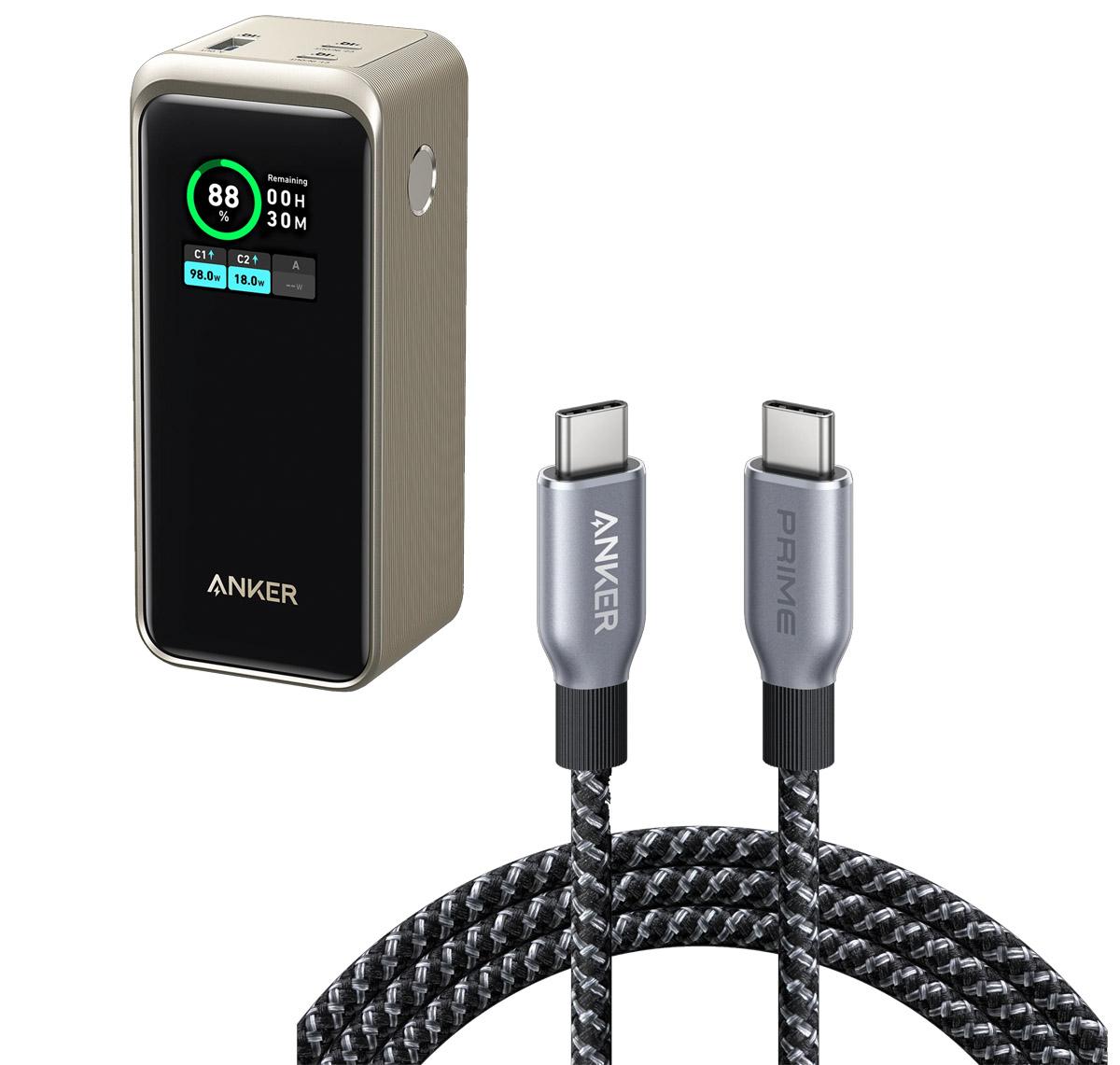 Anker Prime 20000mAh 200W Rechargeable iPhone Battery Power Bank for $92.98 Shipped