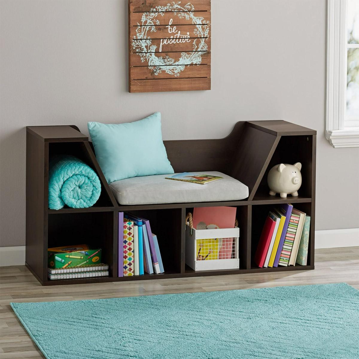 Your Zone Kids Reading Bench and Storage Bookcase for $58 Shipped
