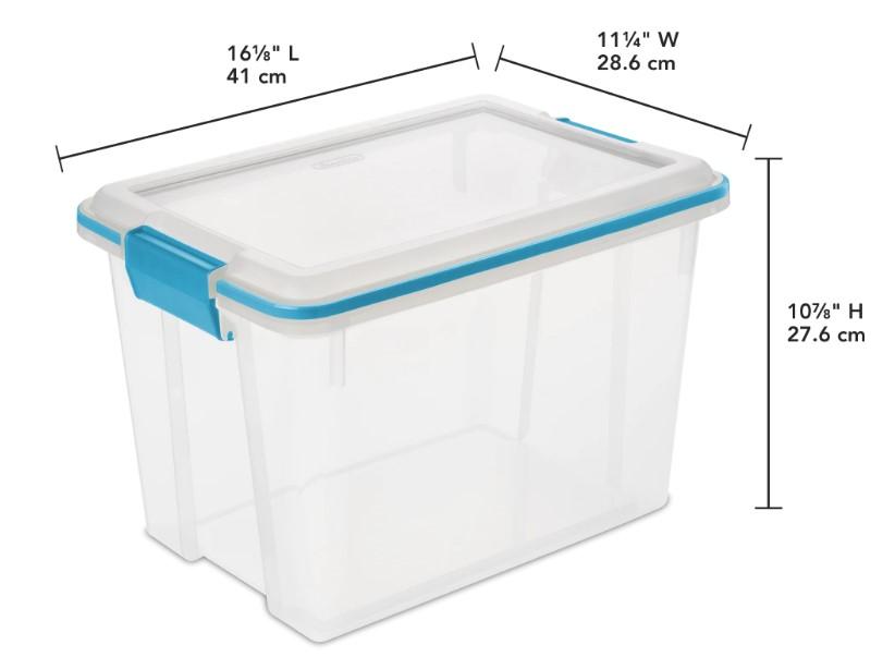 Sterilite Small 20qt Storage Bin for $6.97