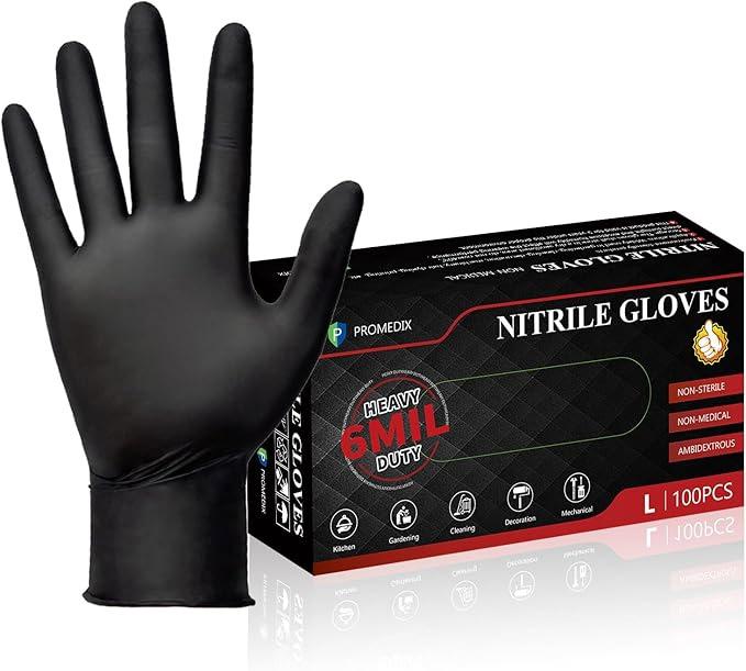 Promedix P Heavy Duty Nitrile Gloves 100 Pack for $9