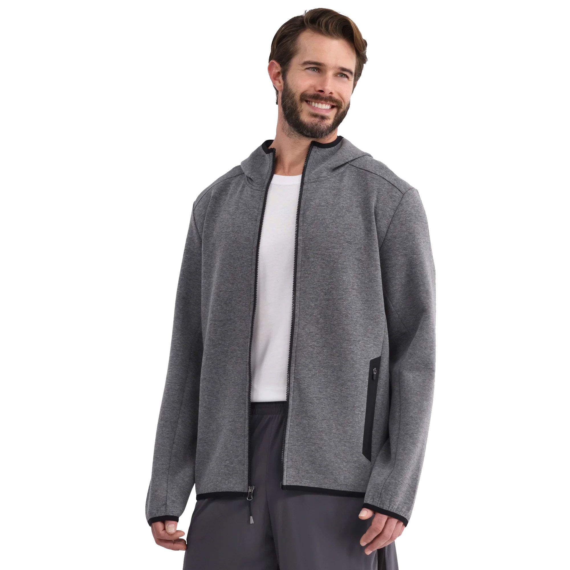 Athletic Works Mens Fusion Knit Zip Jacket for $9.94