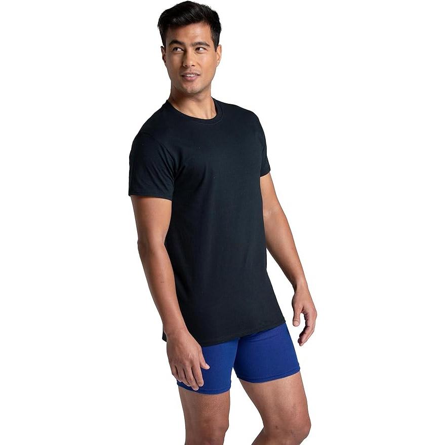 Fruit of the loom Mens Crew Tee Undershirts 6-Pack for $12.74