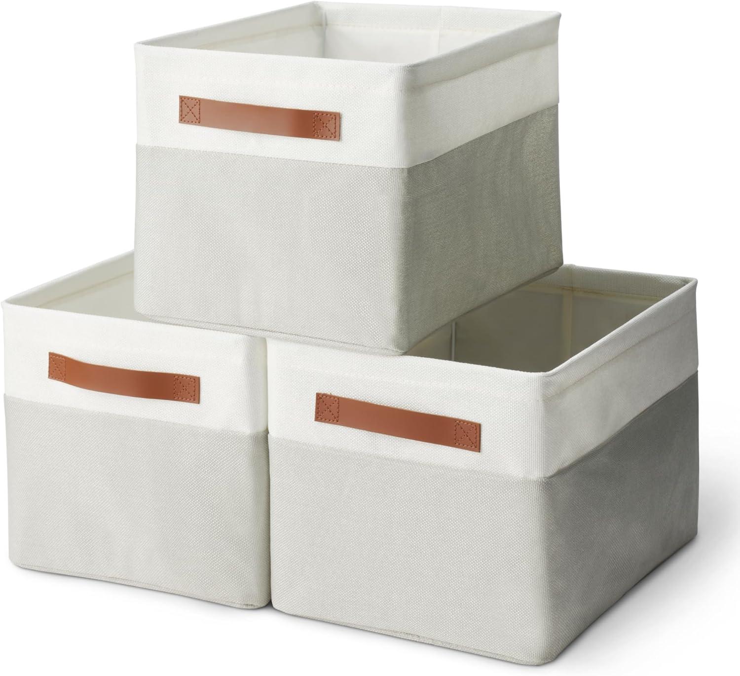 Amazon Basics Collapsible Storage Bins 3 Pack for $14.99
