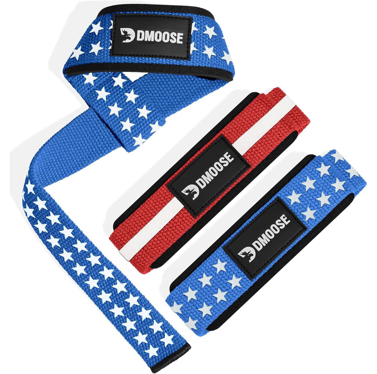 DMoose Fitness Wrist Straps for Weightlifting for $3.89