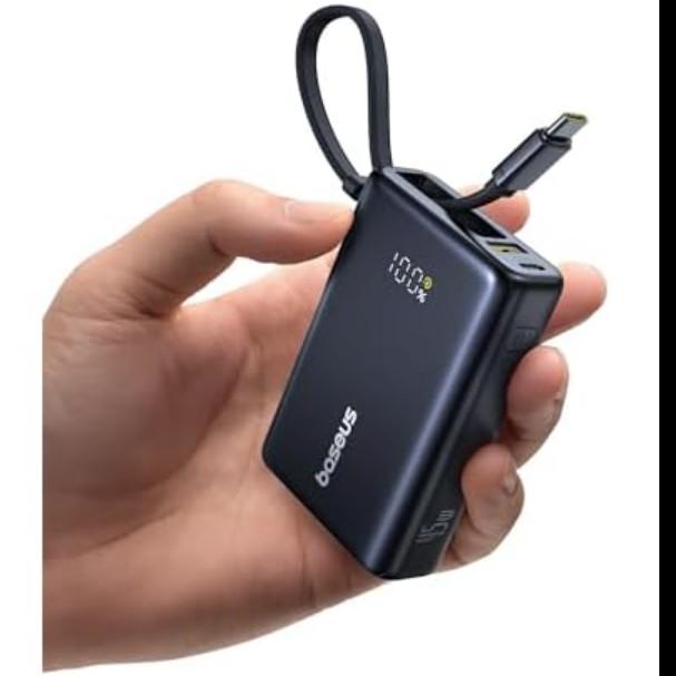 Baseus Picogo 10000mAh USB-C Power Bank Recharger for $17.99