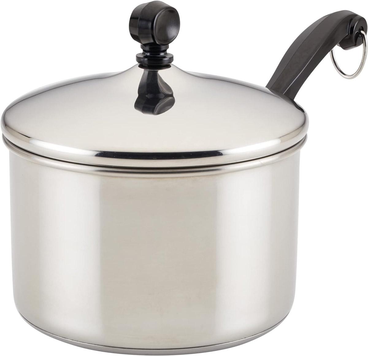 Farberware 2-Quart Mirror Satin Saucepan for $15.99