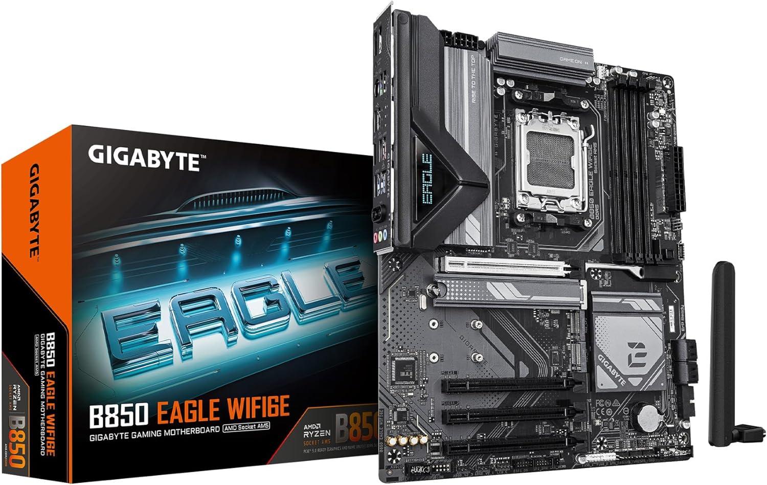 Gigabyte AMD LGA 1718 B850 Eagle Motherboard for $139.99 Shipped