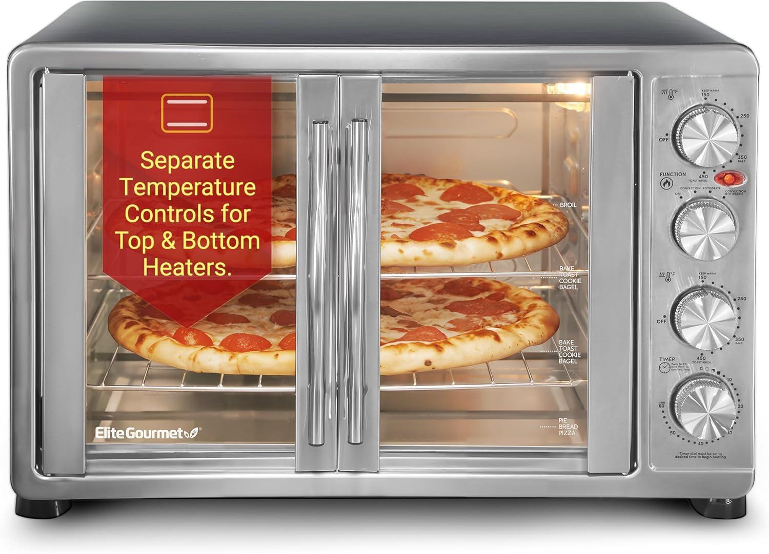 Elite Gourmet ETO-4510M 47.5qt 18-Slice Convection Oven for $85.28 Shipped