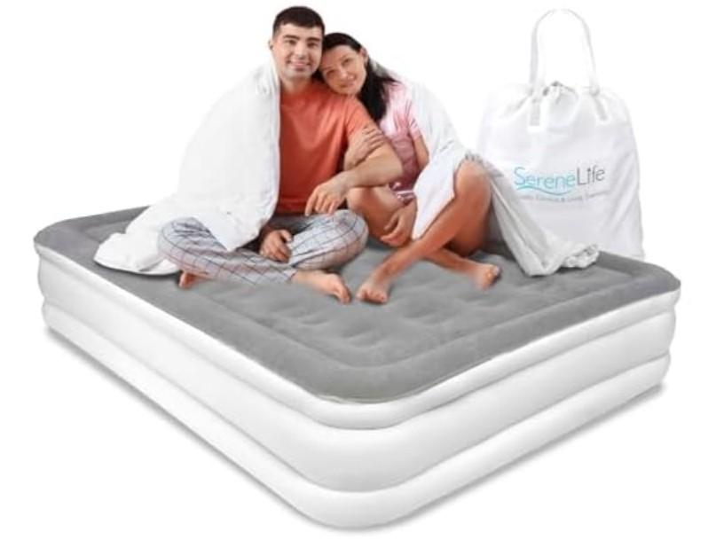 SereneLife Luxury Full Size Air Mattress for $36.99