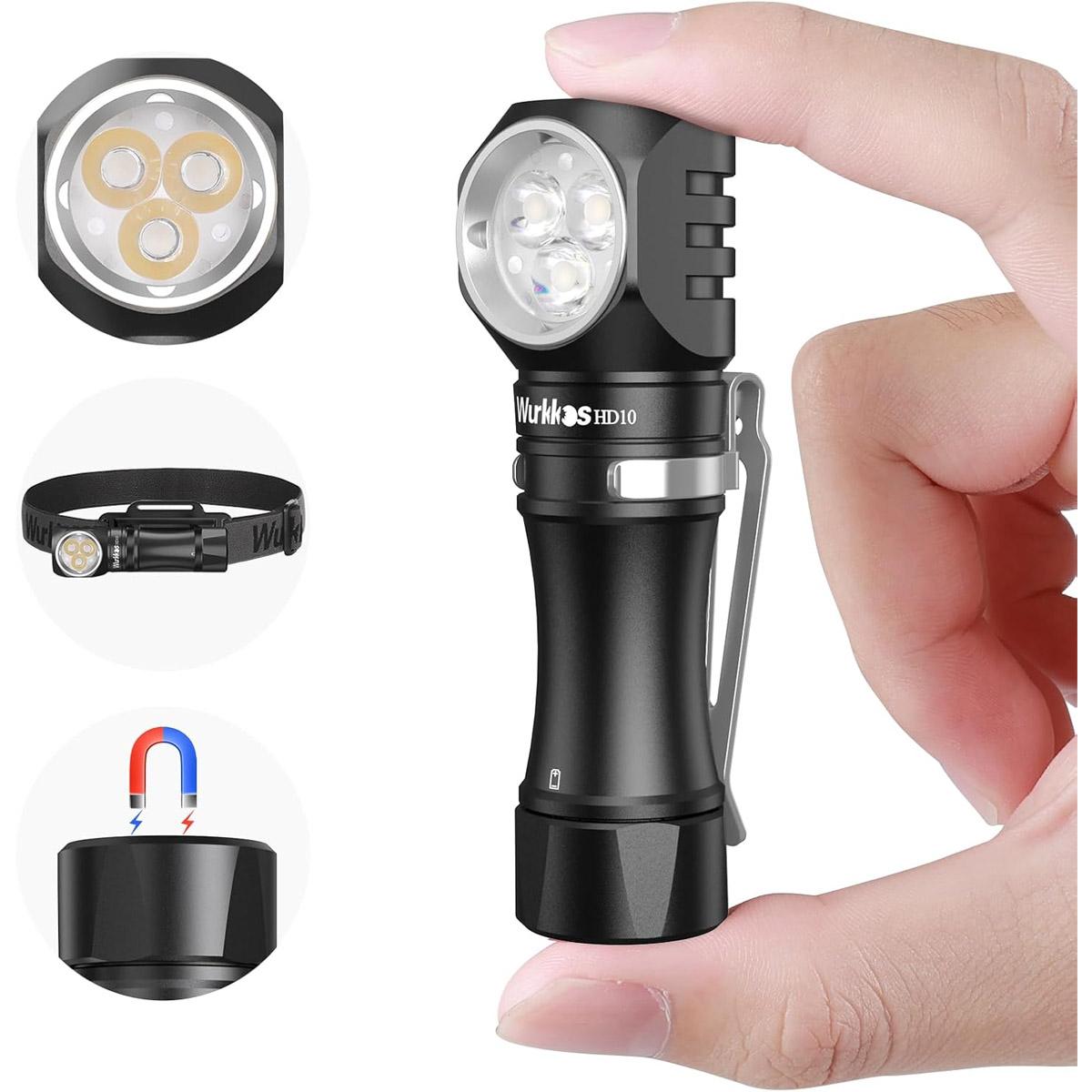 Wurkkos Flashlight 1200 Lumens Flashlights for $19.99 Shipped