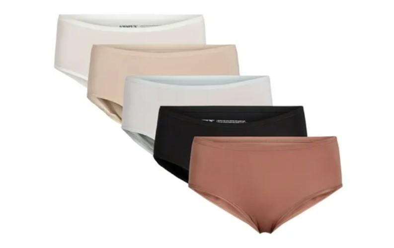 Joyspun Womens Microfiber Modern Brief Panties 6 Pack for $5.96