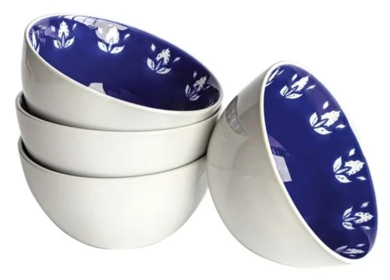 Sofia Home Indigo Stoneware Round Bowls by Sofia Vergara for $7.13