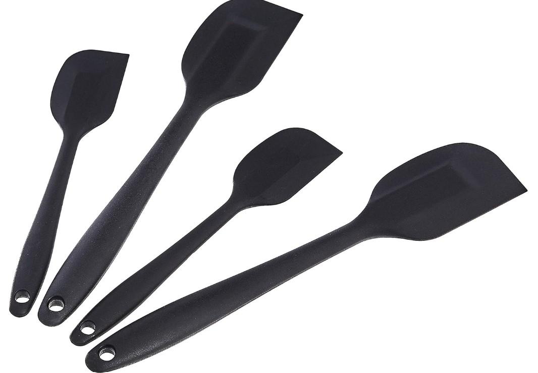 Amazon Basics Heat Resistant Rectangular Silicone Spatula Set for $5.99